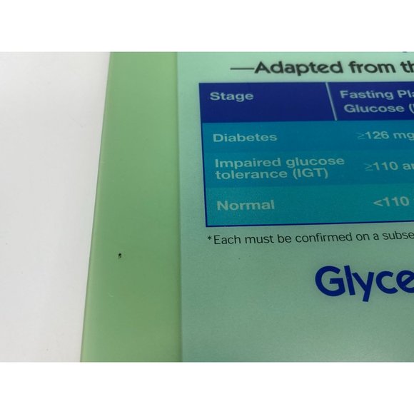 Rare Glucotrol XL Drug Rep Pharmaceutical Acrylic Clipboard 14" Dr's Office - Picture 7 of 10